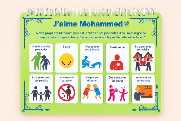 livre kitabi j'aime mon prophete