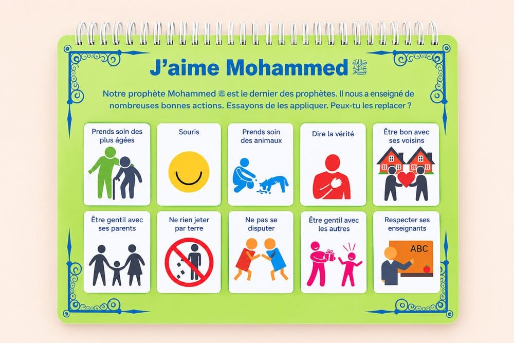 livre kitabi j'aime mon prophete